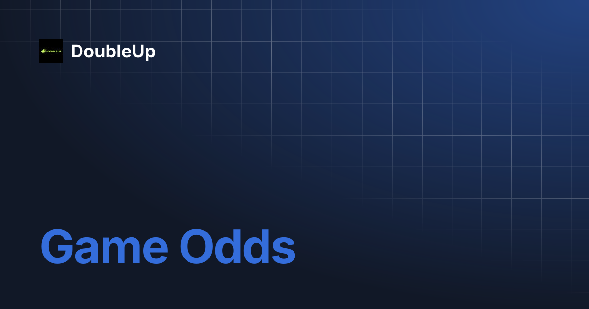 Game Odds | DoubleUp